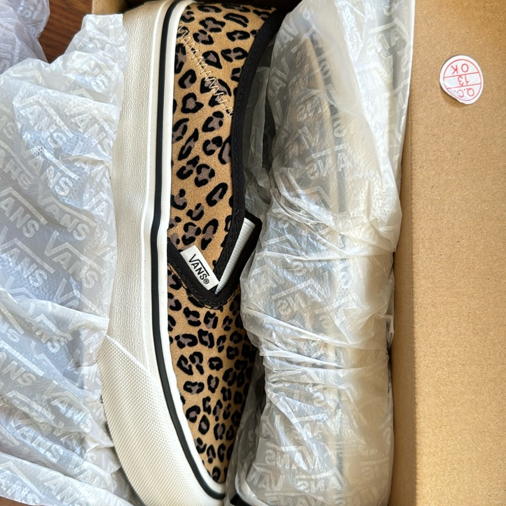 Vans cheetah/leopard print